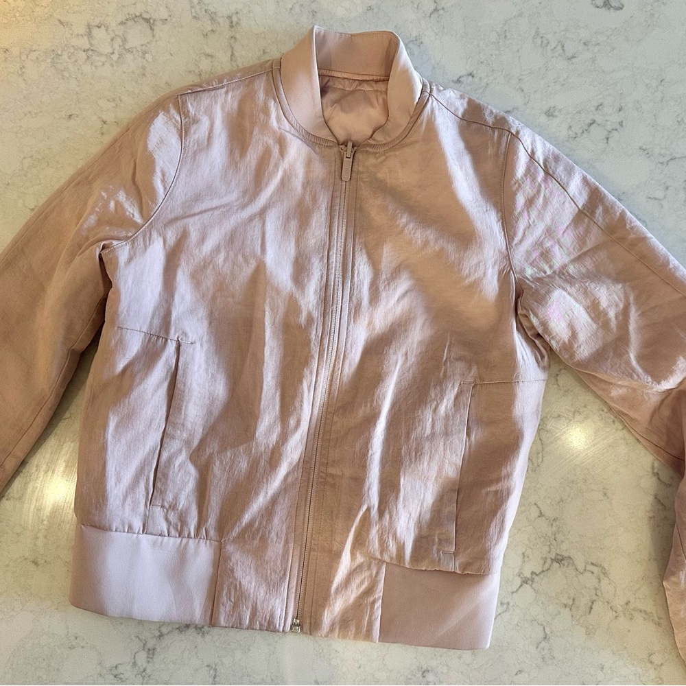 Women's Light Pink Bomber Jacket